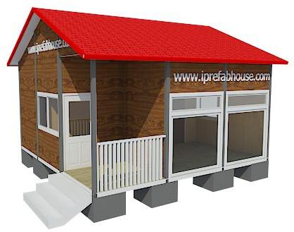 Cute One Floor Pre Manufactured Steel Frame Houses Manufacturer In