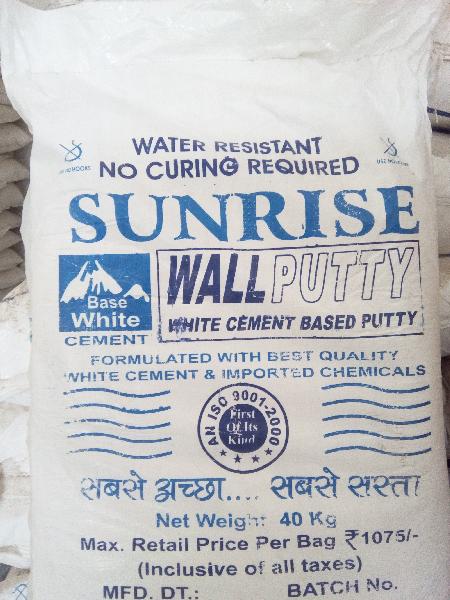 Sunrise wall putty, Color : White