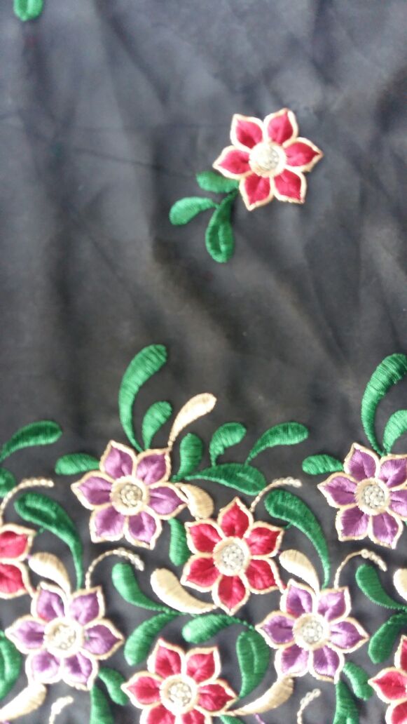 Embroidered Polyester Fabric