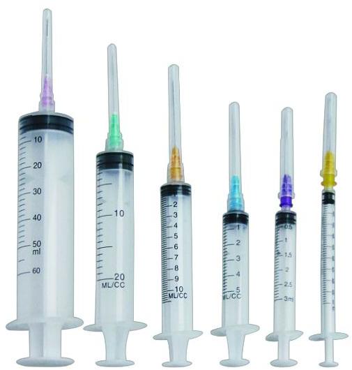 medical disposable syringes