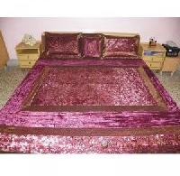 poly silk bed cover