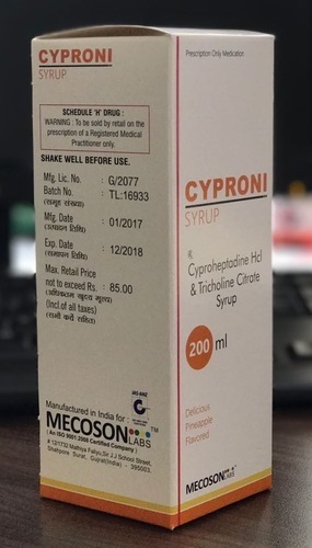 2 mg Cyproheptadine