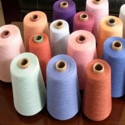 Melange cotton yarn