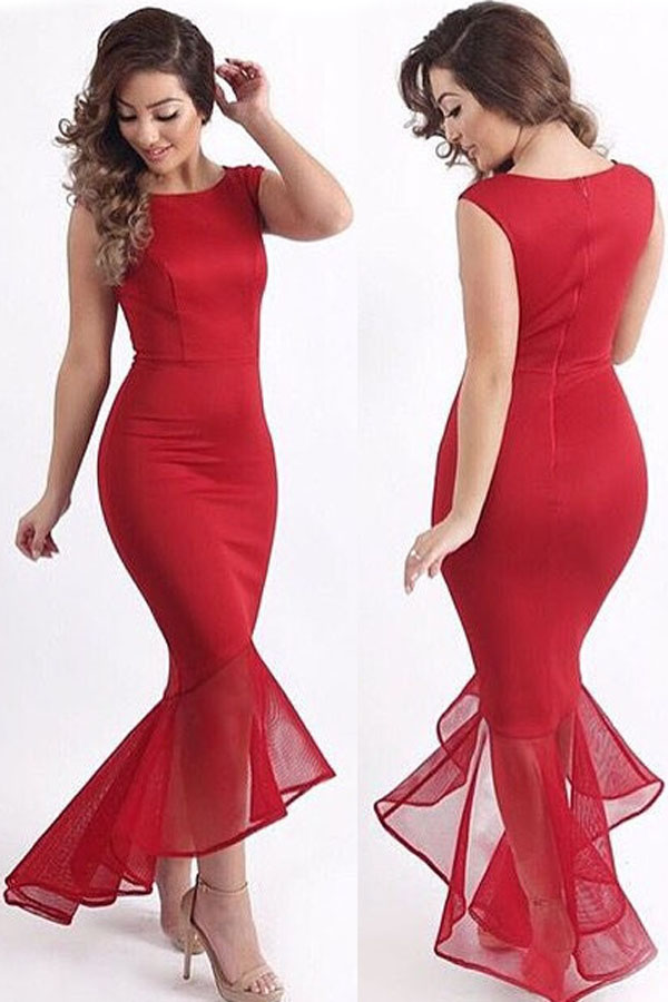 Fish Red western dress Manufacturer in 