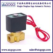 2/2 Mini Solenoid Valve Low Pressure Gas Direct Acting 230v 120v 1bar