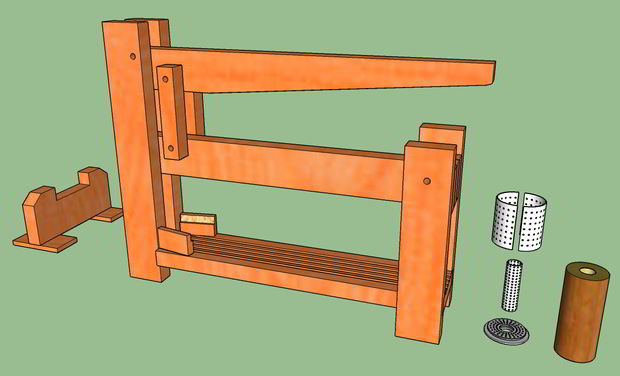 Biomass Briquette Press