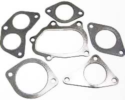 Polished Exhaust Manifold Gaskets, Color : Silver