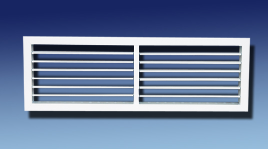 single deflection grille
