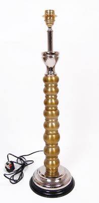 Brass & Wooden  Table Lamp