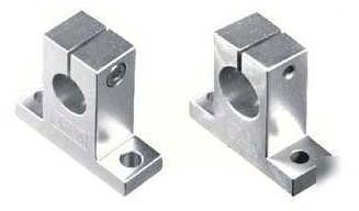 Polished Metal Shaft End Supports, for Industrial, Color : Shiny Silver