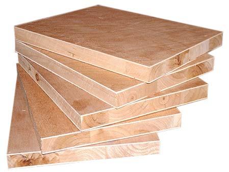 Polished BWR Grade Block Board, for Exterior, Interior Design, Making Furniture, Size : 10x4inch, 12x6inch