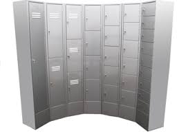 Industrial steel lockers