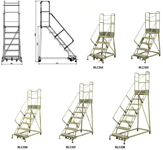 INDUSTRIAL STEEL LADDER