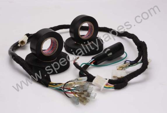 PVC Wire Harness Tapes, Color : Black