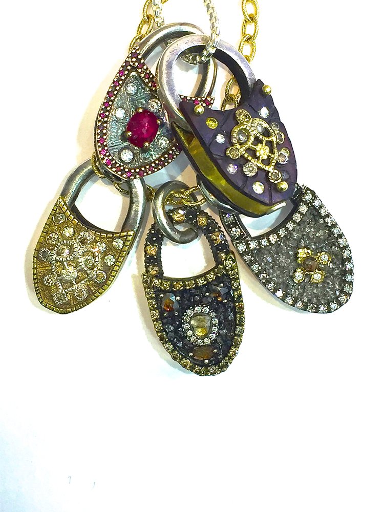 Bejeweled lockets