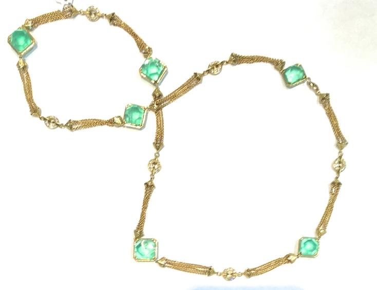 Columbian emerald necklace