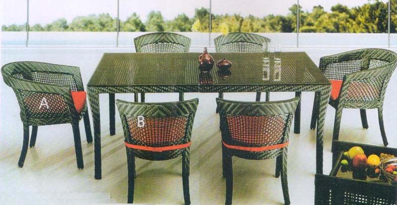 Garden Rattan Set