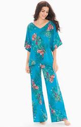 Short Sleeve Chiffon Pajama Set