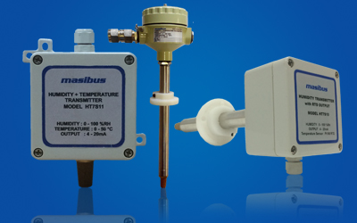 Humidity cum Temperature Transmitter, Power : 4-20 mA DC