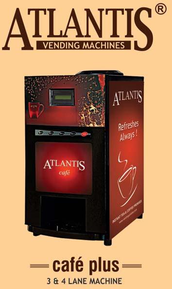 Atlantis Cafe Plus 4 Lane Hot Beverage Vending Machine