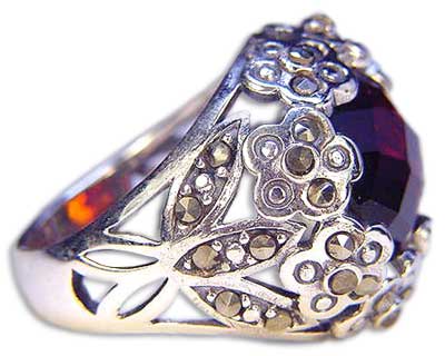 Silver Filigree Ring, Silver Rings Sfr-003