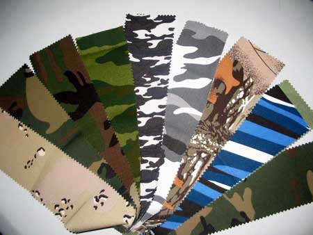 Cotton Camouflage Printed Fabric
