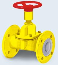 High Forged Steel PTFE Lined Diaphragm Valves, for Gas Fitting, Oil Fitting, Size : 25 mm x 250 mm