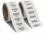 pre barcode printed labels and tags