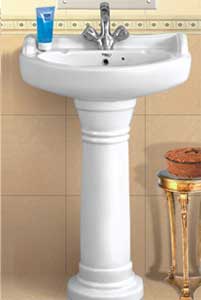 Round Pedestal Wash Basin 