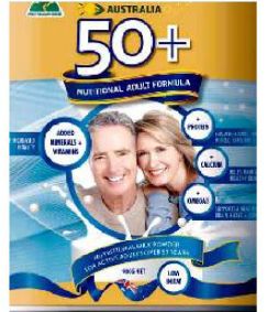 50+ Nutritional Adult Formula Milk Powder