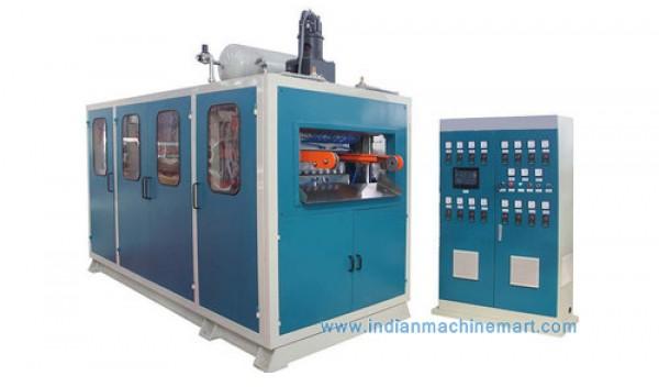 Plastic glass making machine