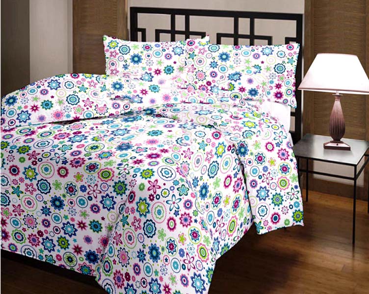 Abstract Printed Cotton AC Single Bed Blanket