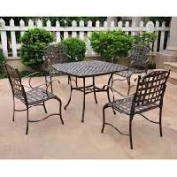 Garden cast iron chairs