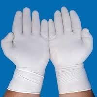 Latex Non Sterile Surgical Gloves, Size : Large