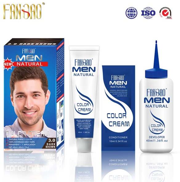 Men Natural Looking Dark Brown Hair Color Dye Manufacturer