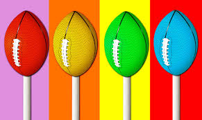 Rugby Ball Lollipop