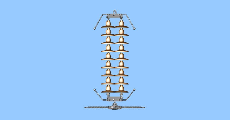 Insulator hardware fittings