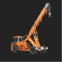 articulated hydraulic mobile crane