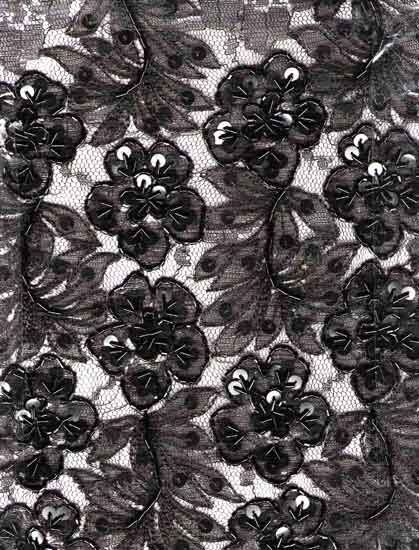 ESF-06 Embroidered Silk Fabric