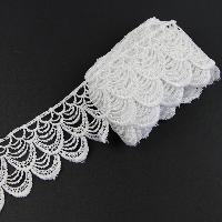 Cotton Trimming Lace, for Fabric Use, Feature : Easily Washable, Embroidered, Good Quality