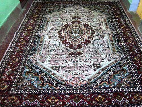 artificial silk carpet