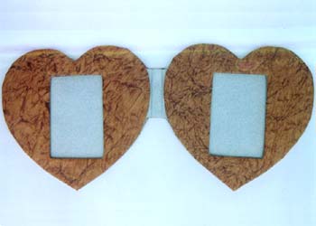 Double Photo Frame Heart Shape