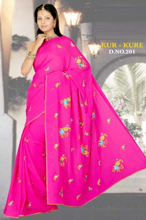 Embroidered Sarees - 201