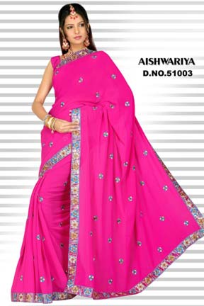 Embroidered Sarees - 51003