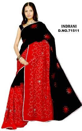 Embroidered Sarees - 71511