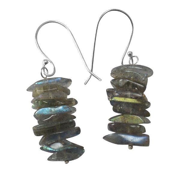 Labradorite Gemstone 925 Sterling Silver Earring