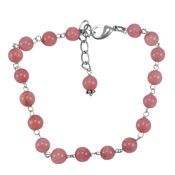 Pink Quartz Gemstone Bracelet For Women