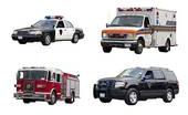 ALL TYPES OF EMERGENCY VEHICLES