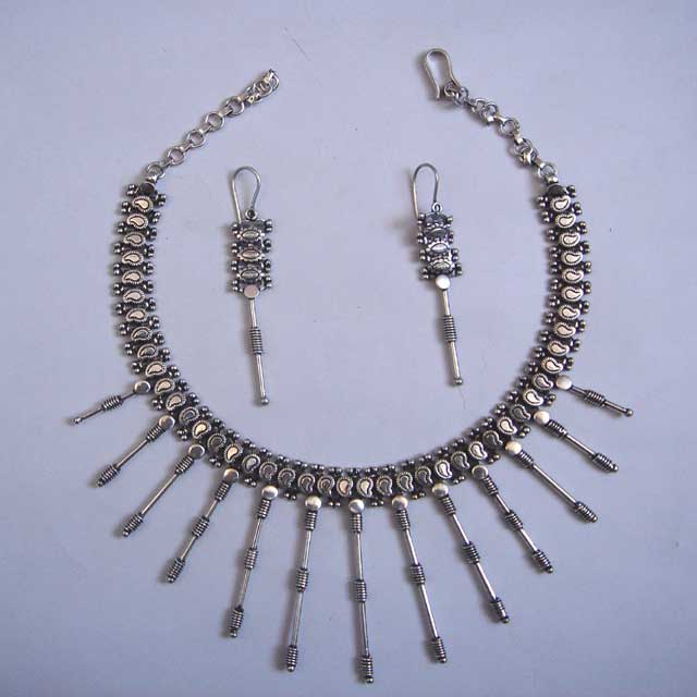 Antique Silver Earrings