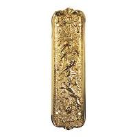 brass door push plate